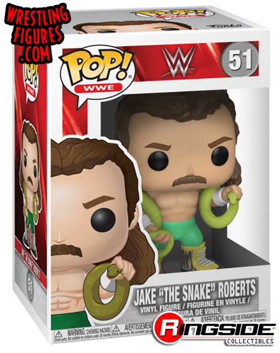 Funko POP WWE Jake Roberts wrestling personaggio-WWE Serie 51-Elite-BASIC-WWF 