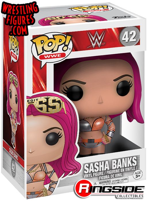 Sasha - WWE Pop Wrestling Action Figure by Funko!