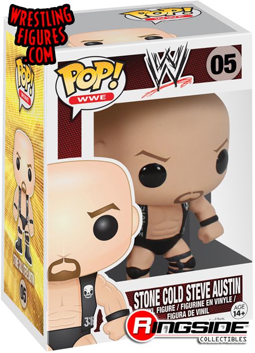 EXCLUSIVE WWE STONE COLD STEVE AUSTIN 3.75" POP VINYL FIGURE FUNKO Xmas Gift 