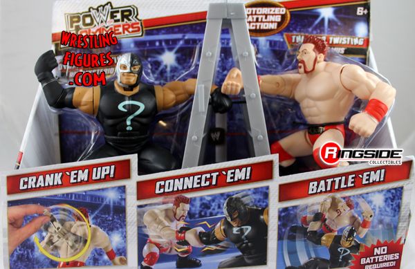 WWE Power Slammers The Rock and John Cena Action Figure Starter Pack 