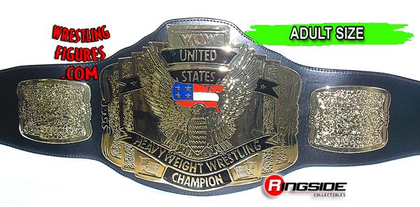 WCW United States Heavyweight Wrestling Championship Adult Replica Belt 