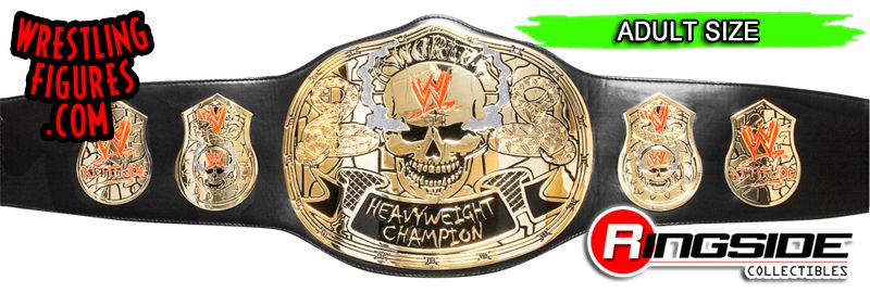 WWE Smoking Skull - Adult Size Replica Belt WWE Replica Wrestling Belt.
