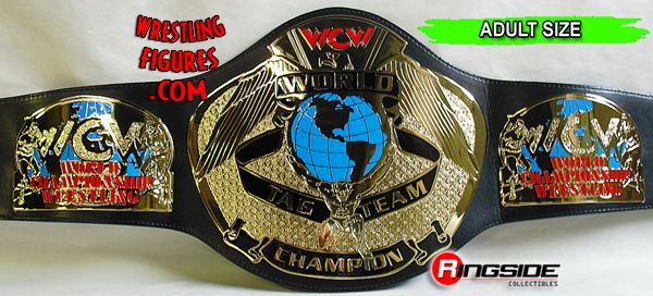 Wcw Team Adult Size Replica Belt Ringside Collectibles