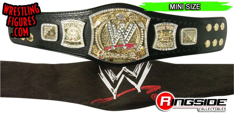 Wwe Championship Spinner Mini Size Replica Belt Ringside Collectibles