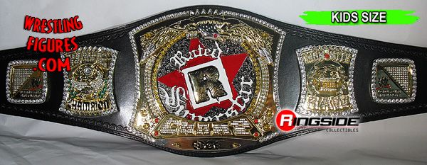 WWE Matte Elite Edge Rated R Spinner Wrestling Figure Belt Accessory 