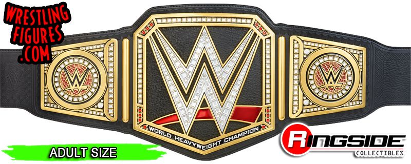 WWE World Heavyweight Championship Replica Title Belt Adult Size with Free Bag 