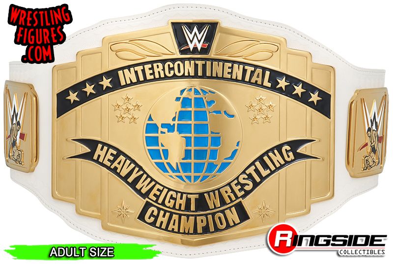 WWE Intercontinental Heavyweight Wrestling Championship Belt.Adult Size.WHITE 