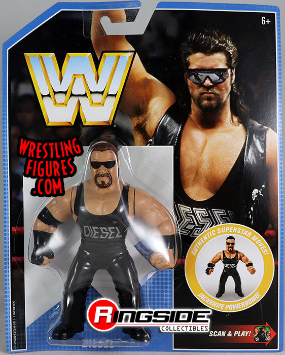 wwe mattel retro diesel