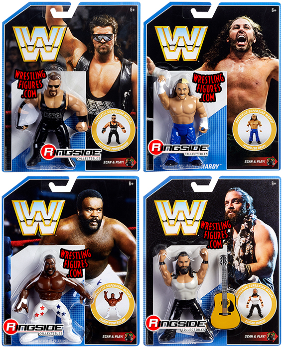 WWE Mattel COMPLETE SET Retro Figure Series 3 Styles/Goldberg/Ambrose/Rollins 
