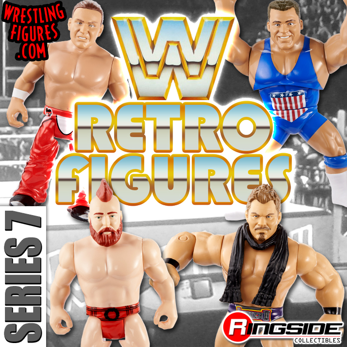 WWE Retro Series 7 Set Sheamus Shawn Michaels,Jericho,Kurt Angle 2019 Mattel