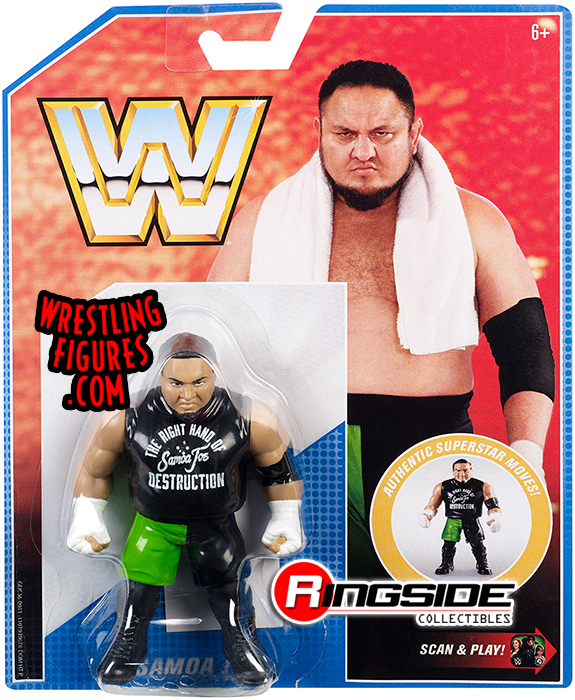 WWE Samoa Joe 'Joe Joe Joe Joe' Custom Shirt For Mattel Figures.