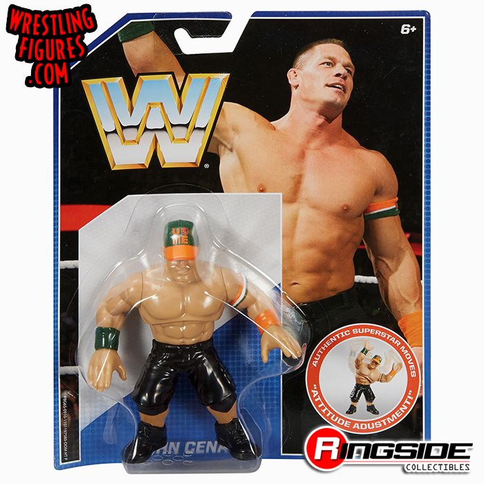 WWF/WWE John Cena Mattel Retro Figura De Acción Hasbro Serie 1 MOC 
