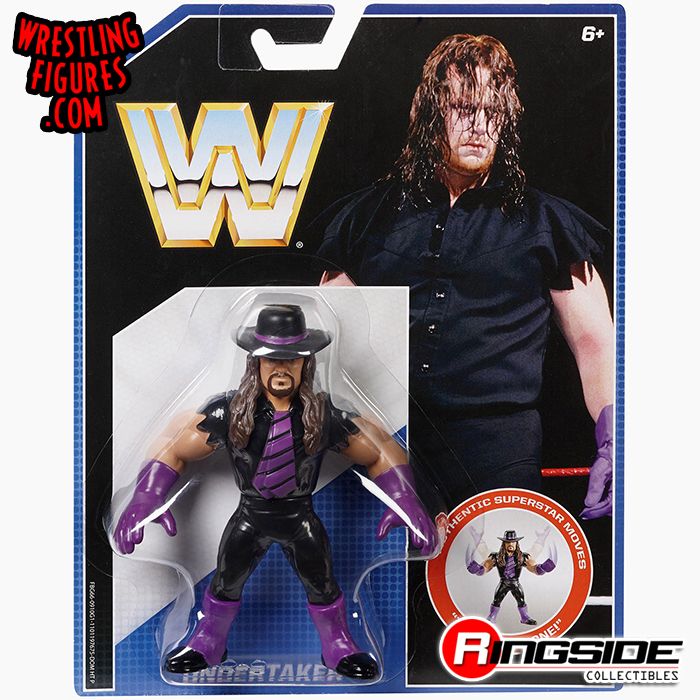 Details about   WWE UNDERTAKER RETRO MATTEL ACTION FIGURE SERIES 1 SEALED ON CARD HASBRO WWF 