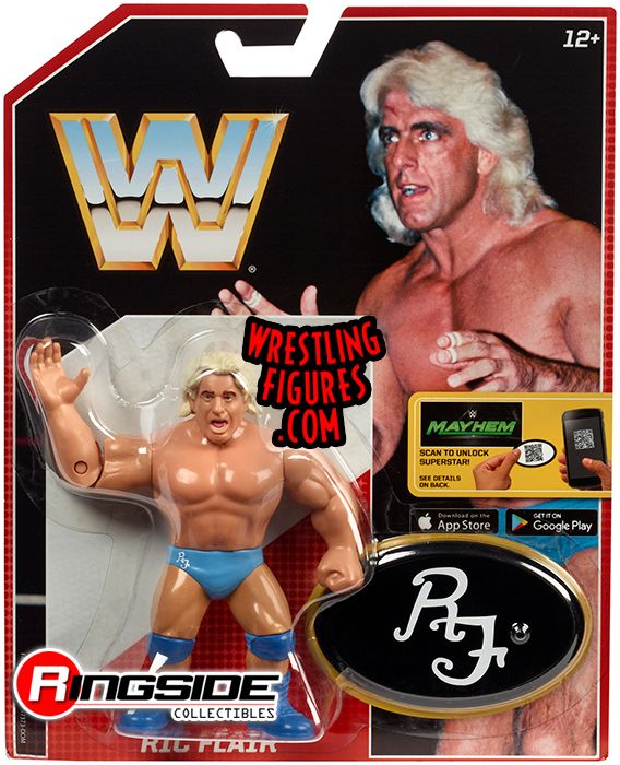 Cardback for WWF Hasbro 4.5”  Ric Flair Wrestling wwe Figure Custom 10"x8" 