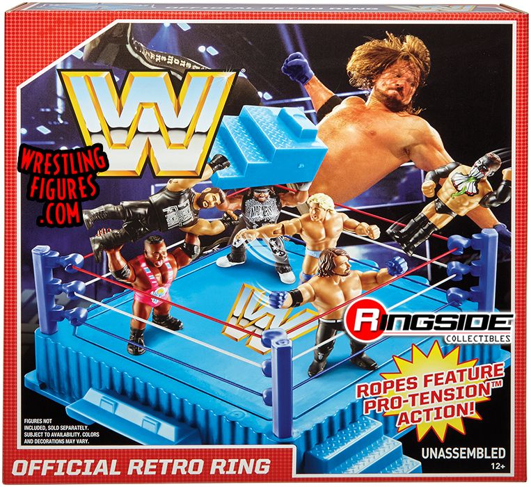PlaySet Not Included Wwe Retro Ring Acryclic Case 