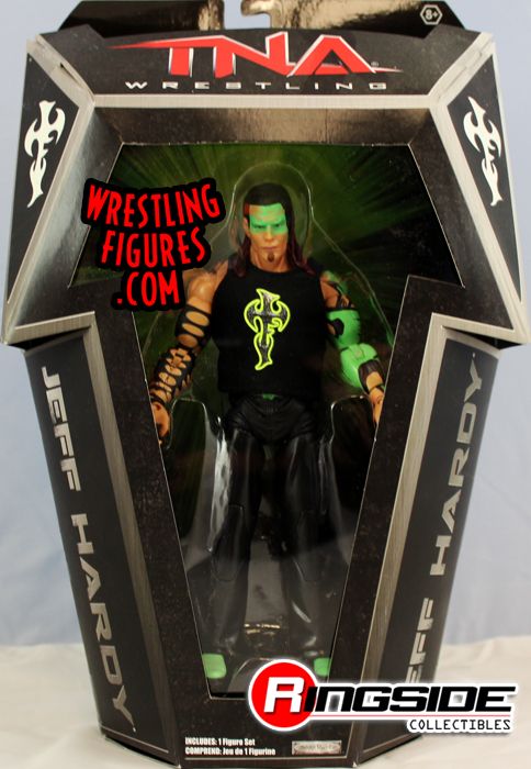 ＷＷＥ　ＴＮＡ　ジャックス社　ＪＥＦＦ　ＨＡＲＤＹ　蓄光グロー　未開封品 TNA Impact WRESTLING Jakks RingSide Exclusive 