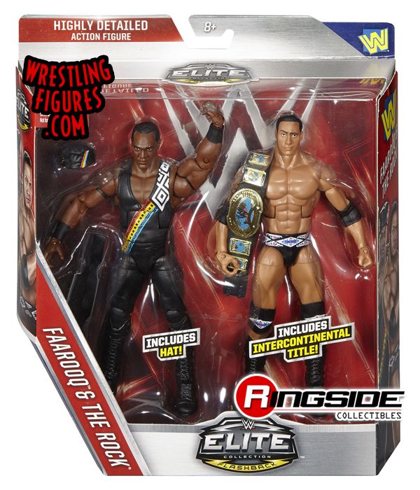 WWE Action Figures, WWE Elite the Rock Figure with Accessories, Collectible  Gifts : : Toys