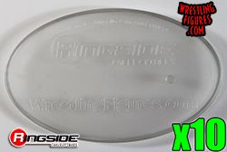 Image 10-Pack of Display Stands for Mattel Figures (Clear) - Ringside Exclusive