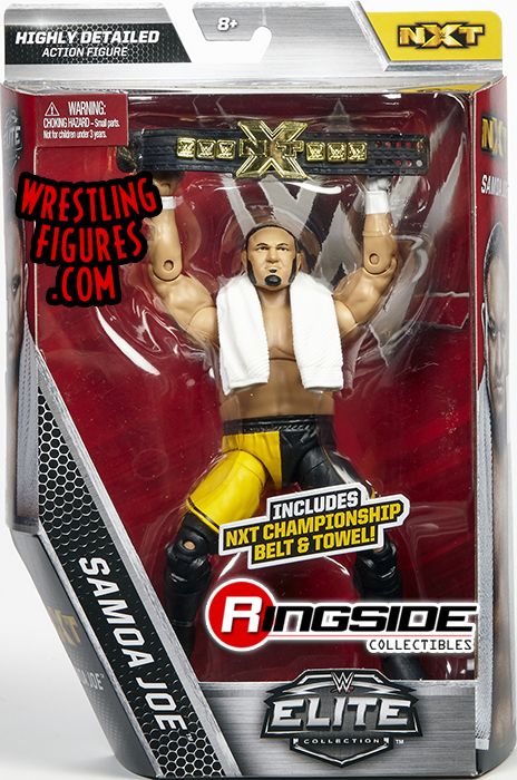 with NXT Championship MATTEL 43234-2144 WWE Elite Collection Samoa Joe Exclusive Action Figure