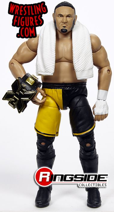 WWE Wrestling Elite Samoa Joe Action Figure (NXT Championship Belt Towel!) 