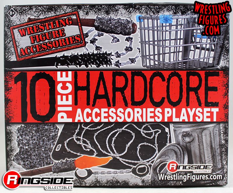 10 Piece Hardcore Accessories Playset Ringside Collectibles Exclusive 