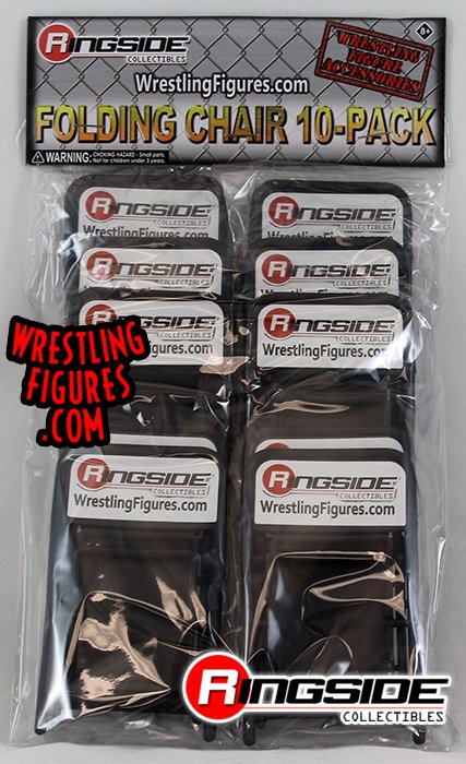 WWE Wrestling Figure accessories Ringside chairs and Belts. 