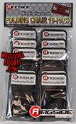 Image (Black) 10-Pack of Folding Chairs - Ringside Exclusive
