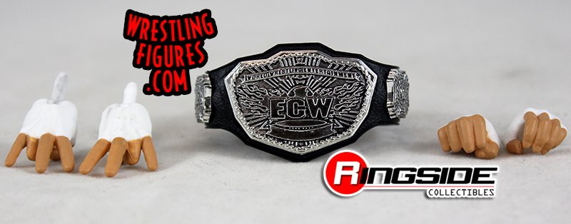WWE Wrestling Mattel Elite ECW Championship Title Belt Figure Accessory 