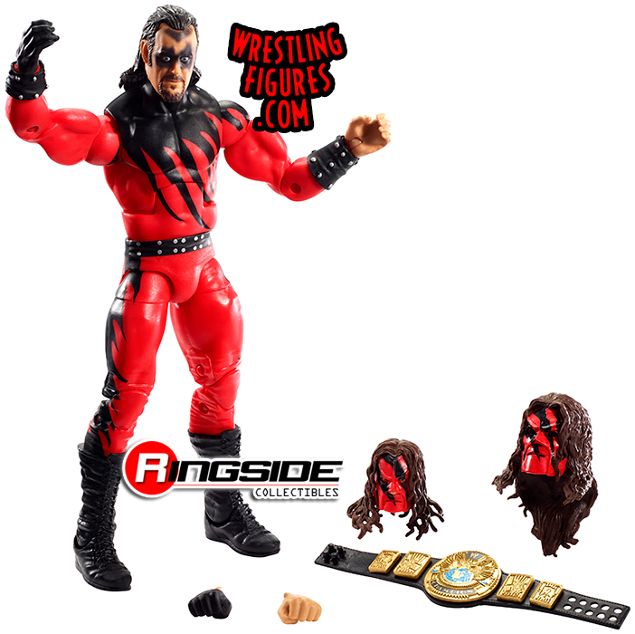 WWE Mattel Elite Ringside Undertaker & Kane 2 in 1 Figure Displayed for sale online 