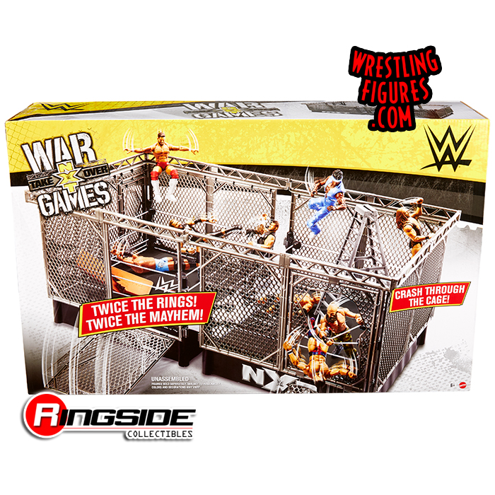 WWE Wrekkin NXT TakeOver War Games Cages Playset 2 Wrestling Accessories Rings 