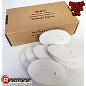 Image (White) 30-Pack Display Stands for Unrivaled Figures - Ringside Exclusive