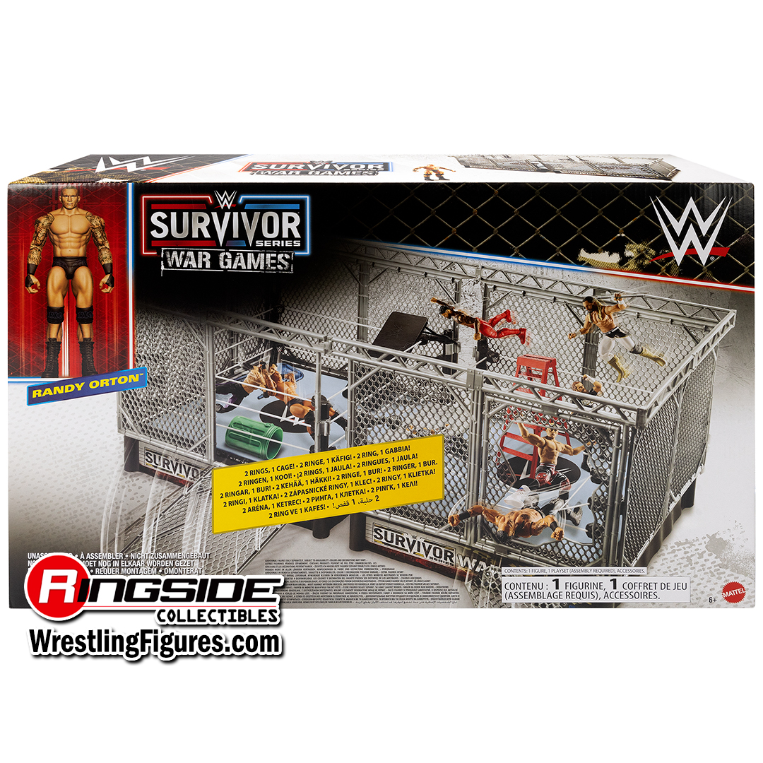 Image War Games (w/ Randy Orton Figure) WWE Ring Playset