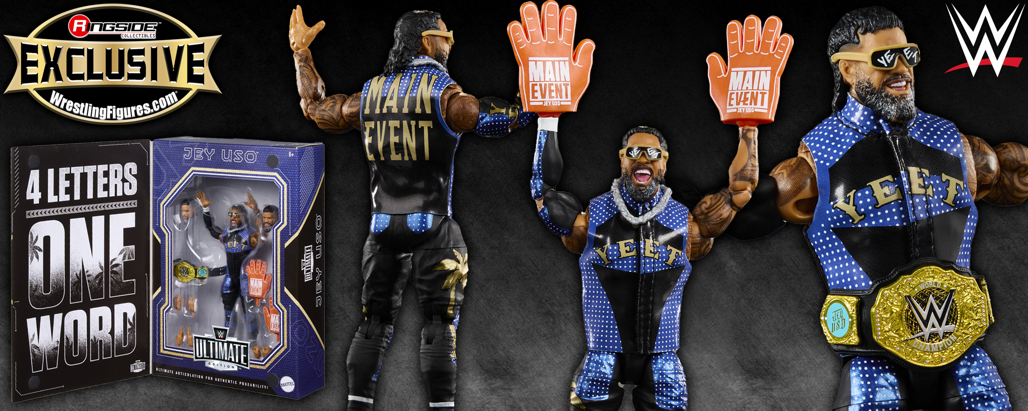 Jey Uso (WM41) - WWE Ultimate Edition Ringside Exclusive