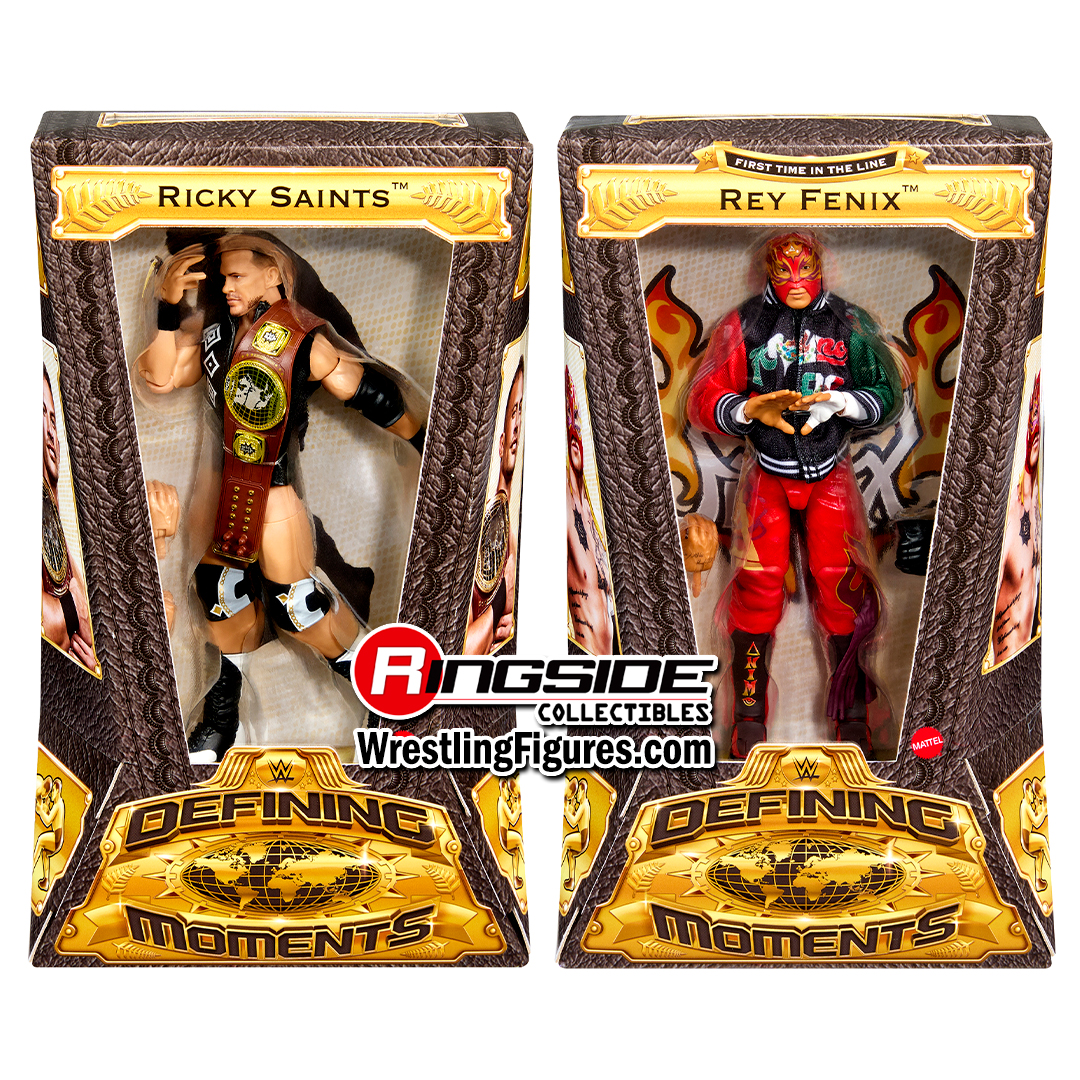 Image WWE 2026 Defining Moments (Wave 3) Ringside Exclusive - Set of 2 (Ricky Saints & Rey Fenix))