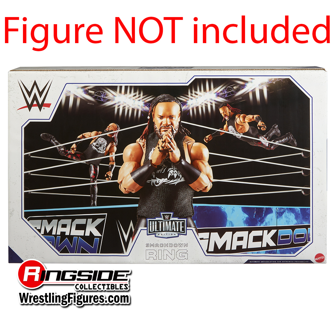 Image (Ring ONLY - No Figure) WWE Smackdown Real Scale Wrestling Ring Playset Exclusive