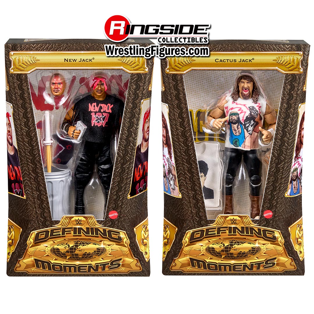 Image WWE 2026 Defining Moments (Wave 4) Ringside Exclusive - Set of 2 (New Jack & Cactus Jack)