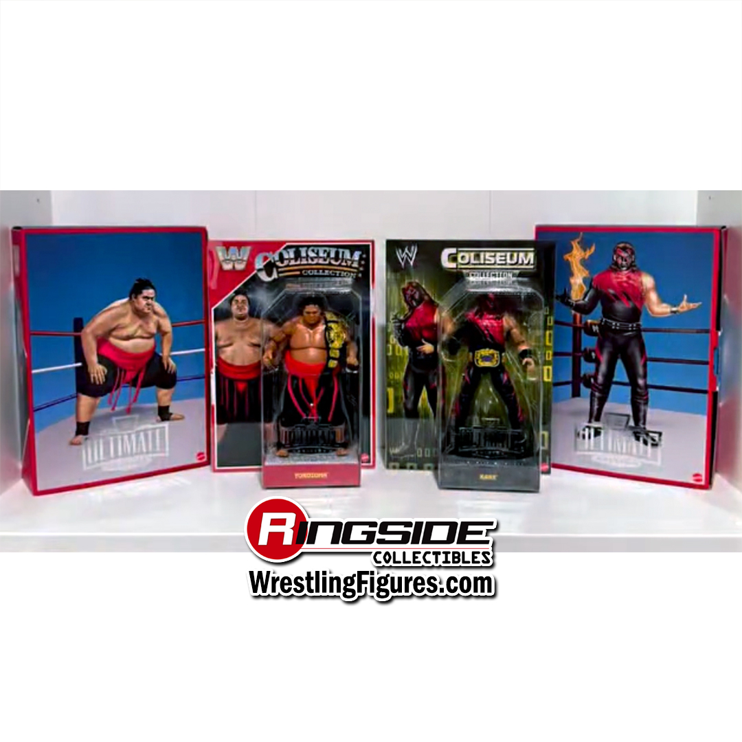 Image WWE Coliseum Collection (Kane & Yokozuna) Ringside Exclusive - Set of 2