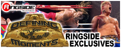 WWE Defining Moments 4-Pack Ringside Exclusive Toy Wrestling Action Figures by Mattel