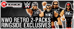 Mattel WWE Retro 2 Pack Ringside Exclusives!