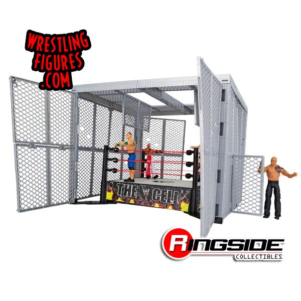 wwe hell in a cell toy cage