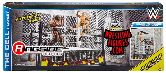 wwe hell in a cell toy cage