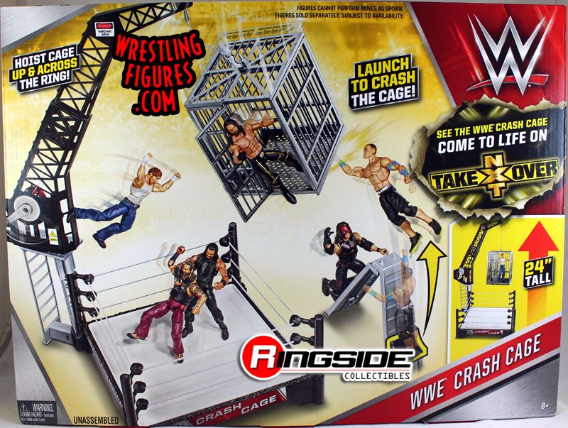 WWE Crash Cage - WWE Toy Wrestling Ring Playset by Mattel!