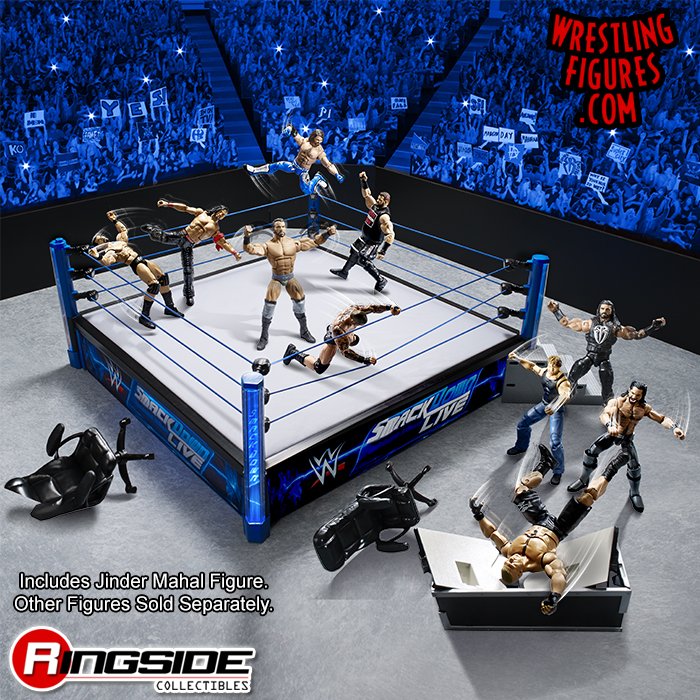 wwe elite collection raw main event ring playset