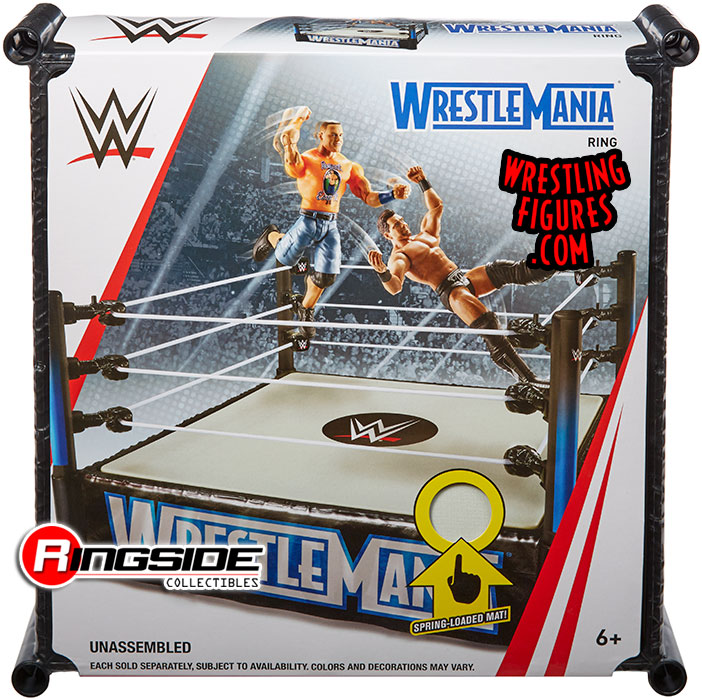 Perth Verlengen naar voren gebracht WWE Wrestlemania - Superstar Ring - Wrestling Ring & Playset by Mattel!