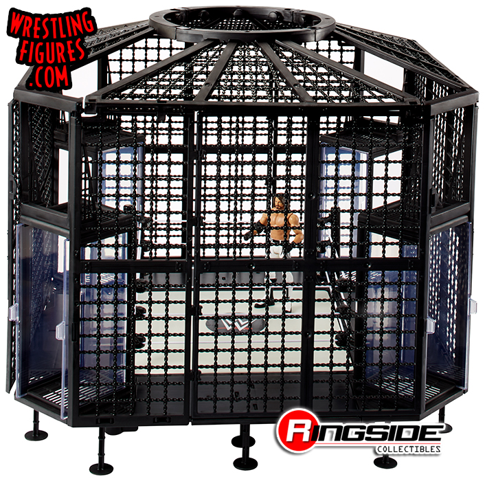 wwe elimination chamber ring playset