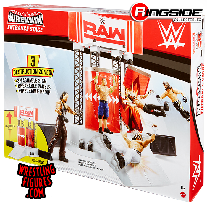 WWE RAW Wrekkin' Entrance Stage Set Playset 