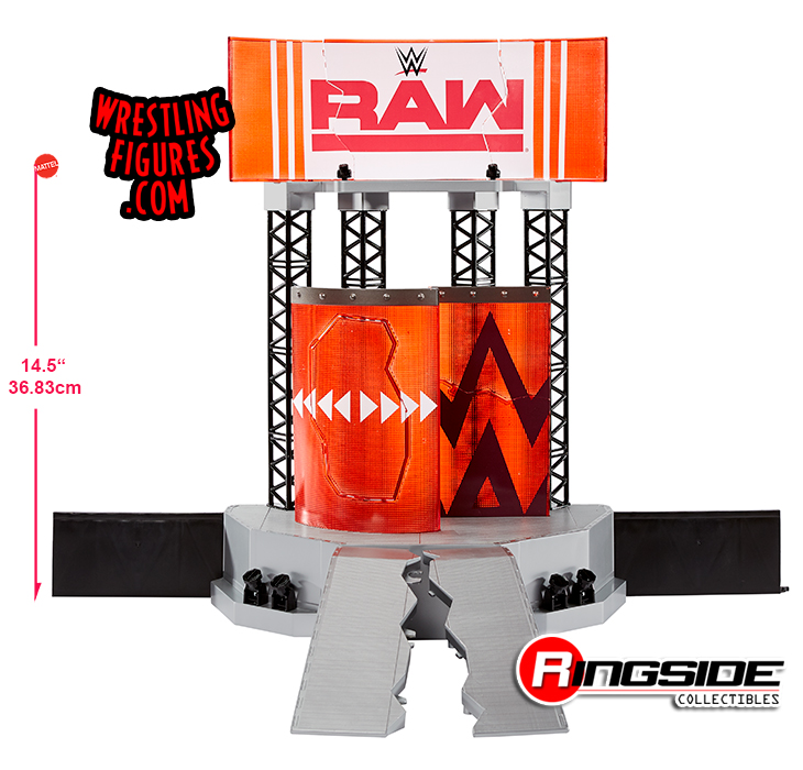 WWE Wrekkin' Raw Entrance Stage Playset image 