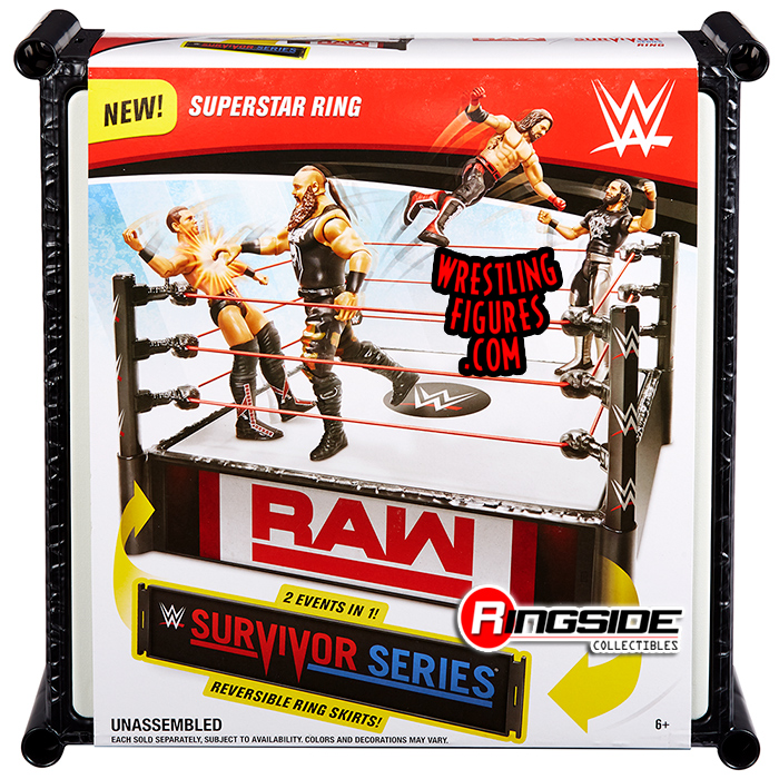 SALE HTF WWE RAW Superstar Ring Playset Official BNIP SPRING LOADED MAT 13” BOYS 