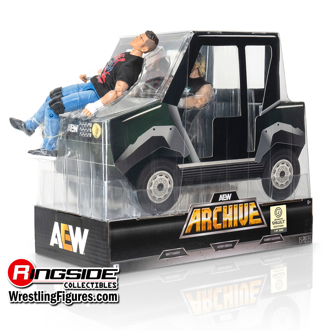 Image Golf Cart (Matt Hardy, Kenny Omega & Sammy Guevara) (1 of 3000) - AEW Vault Exclusive (AEW0610)