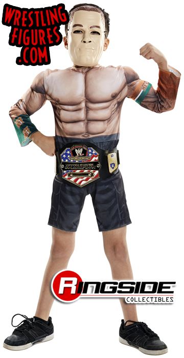 WWE WWF John Cena US Title Faux Leather custom Belt for Mattel/Jakks Figures 